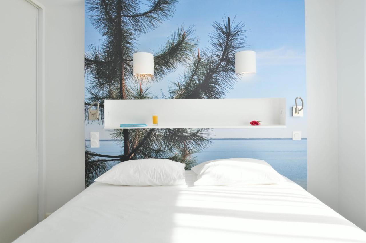 Les Vagues Hotel Restaurant ビスカロッス・プラージュ エクステリア 写真