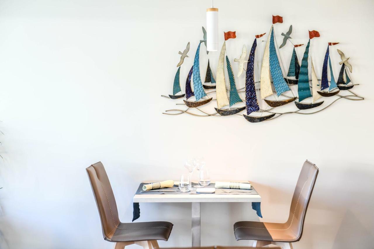 Les Vagues Hotel Restaurant ビスカロッス・プラージュ エクステリア 写真